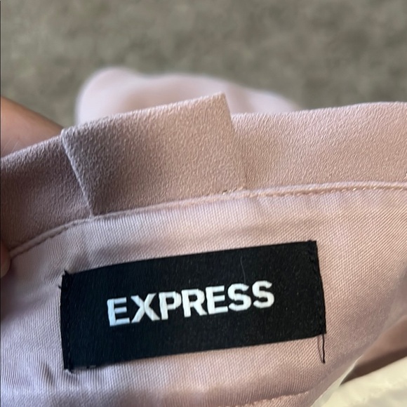 Express Pink Ankle Cropped Pants - Picture 5 of 6